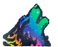 アイロンビーズ-犬