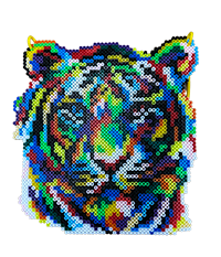 アイロンビーズ-虎2